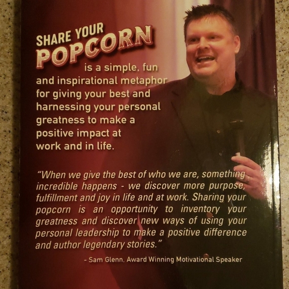 Sam Glen, Share Your Popcorn Book - Picture 2 of 2